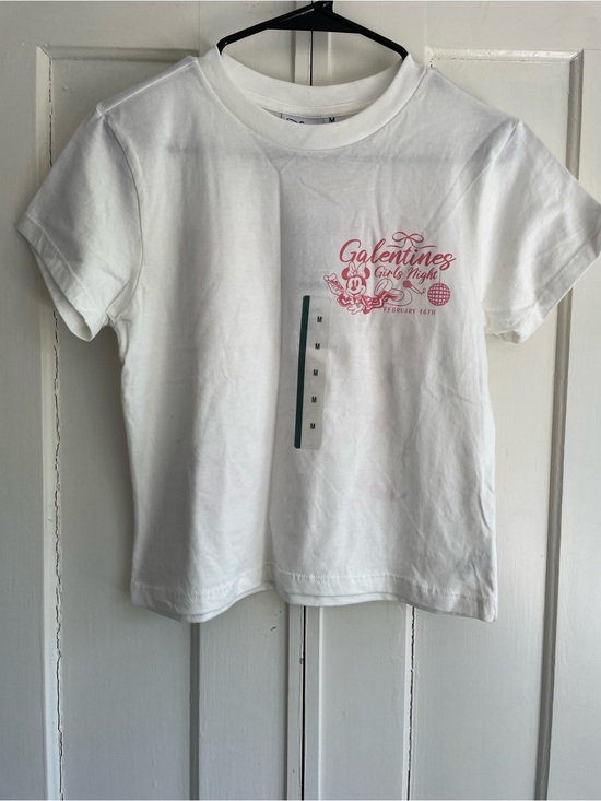 Disney Tops - Disney x Skinny Dip London White 'Galentines Girls Night' Graphic T-Shirt Tee M